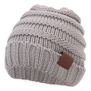 Gorro De Invierno Para Bebes Y Ninos Con Punto Acanalado Gorro De Invierno Para Bebes Y Ninos Con Punto Acanalado