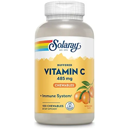 Solaray Masticable Vitamina C Amortiguado Sabor A Vda8y