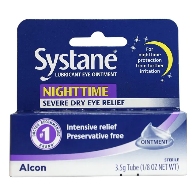 Ungüento Para Ojos Systane Nighttime Lubricante, Tubo De 3,5