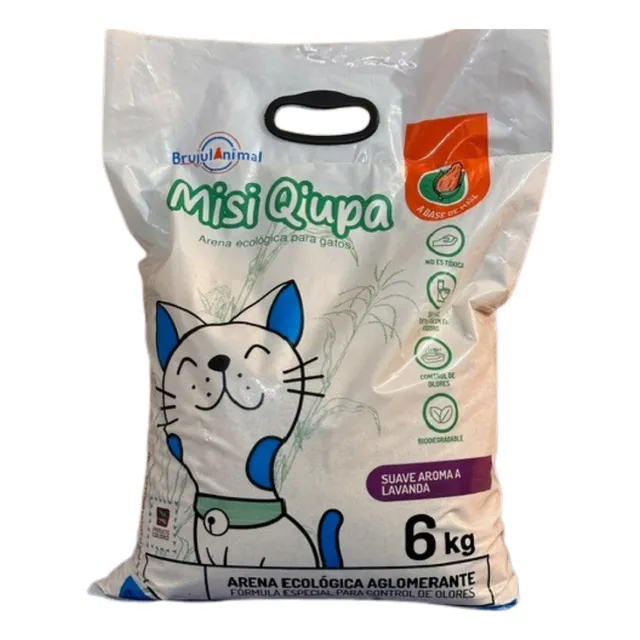 Arena Gato Ecológica Maíz 6 Kg