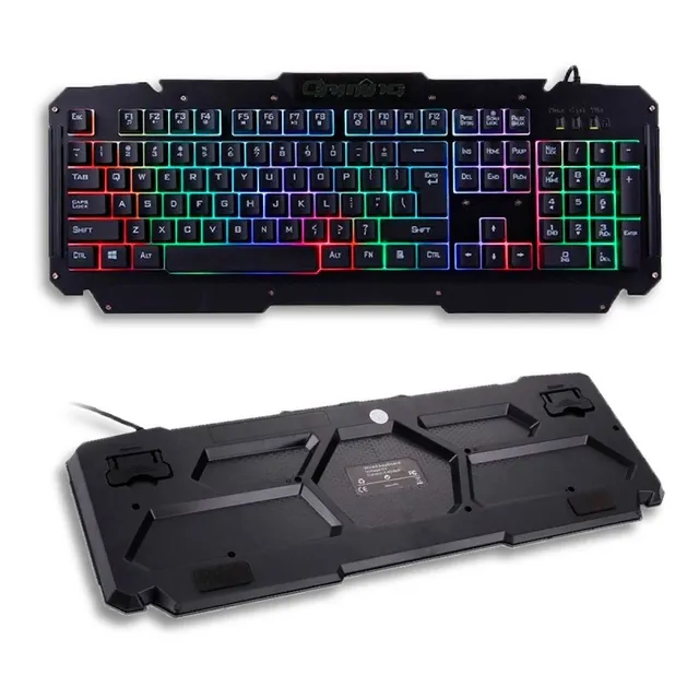 Teclado Gamer Pc Retroiluminado Luces Led Profesional Usb