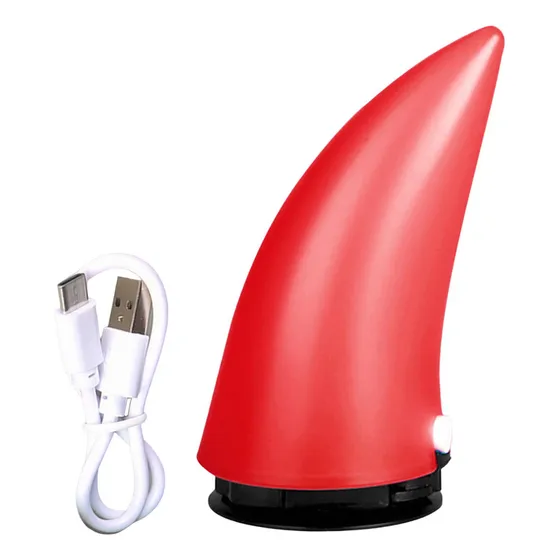 Cuerno De Iluminado Para Casco Desmontable Con Rojo 2 Rojo 2