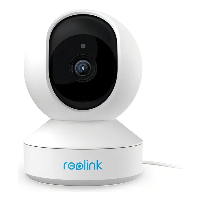Cámara De Seguridad E1 Pro Panorámica Wifi Doble Banda Color Blanco