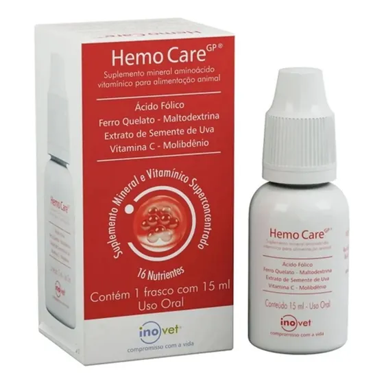 Suplemento Inovet Hemo Care 15 Ml