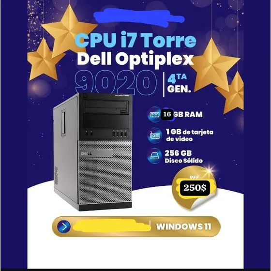 Cpu I7 4ta Generación Dell Optiplex 9020