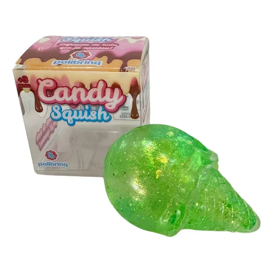 Squishy Mochi Bichinho Macio De Apertar Anti-stress Glitters