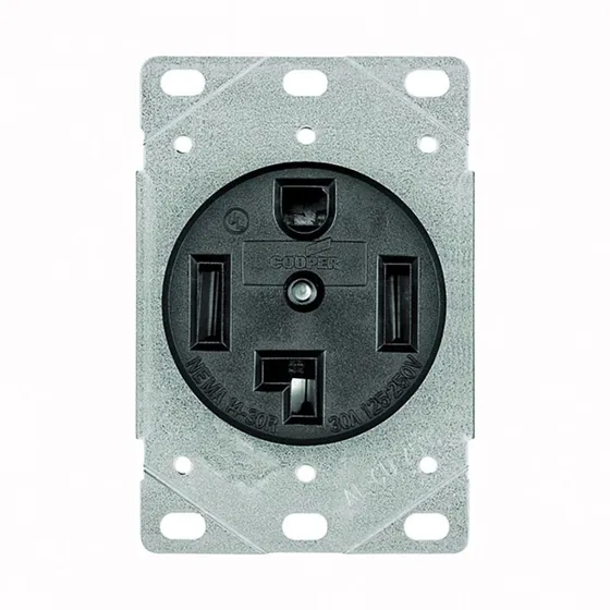 Contacto Y Tapa Cooper 1257 30a 125/250v 