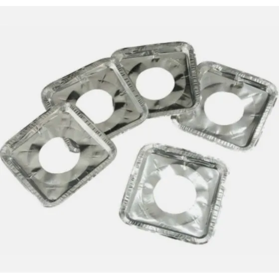 Tapas Cuadradas De Aluminio Para Quemadores De Cocina Pack 5