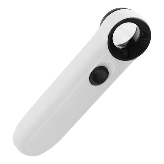 Lupa De Mano X40 Aumentos Con Luz Led Ideal Técnicos