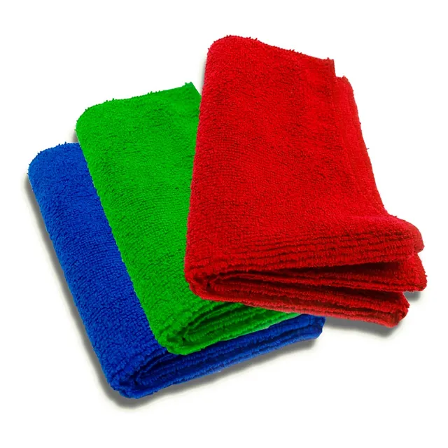Kit De Paños Microfibra De 45x70cm Para Autos/cocina/casa