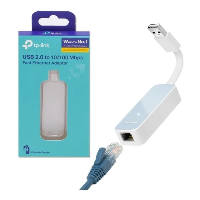 Adaptador De Red Tp-link Ue200 De Usb 2.0 A Ethernet Rj45 