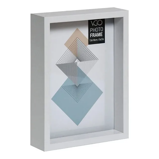 Marco Madera Box Con Profundidad  13x18 Cm Vgo