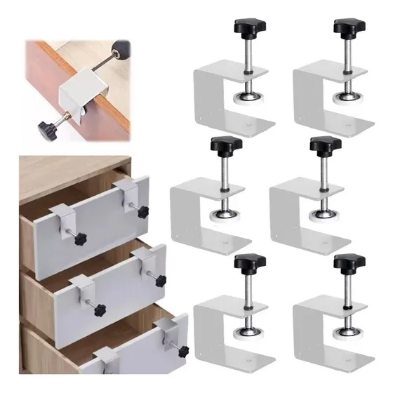 6 Prensa Abrazadera Montaje Panel Frontal Cajón Madera Pinza