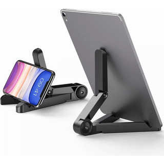 Base Tablet Soporte Para Teléfono Triángulo Negro Plegado Base Tablet Soporte Para Teléfono Triángulo Negro Plegado