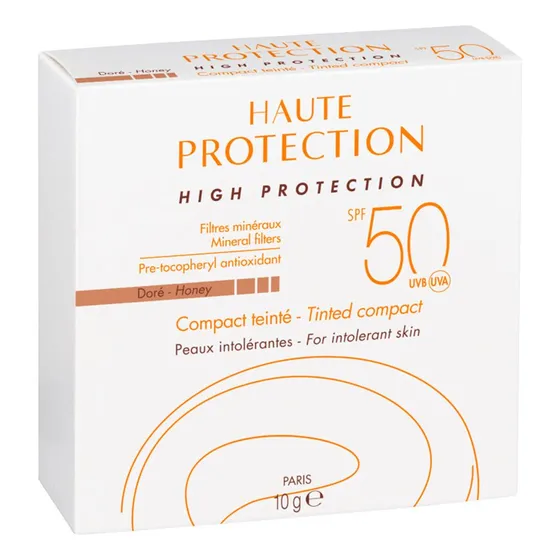 Avene Protector Solar Mineral Compacto Cremoso Con Color Fps50 Petaca Piel Sensible