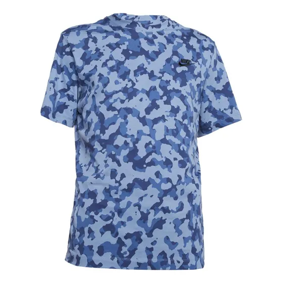 Remera Nike Azul Camuflado, Talle Xxl, Hombre