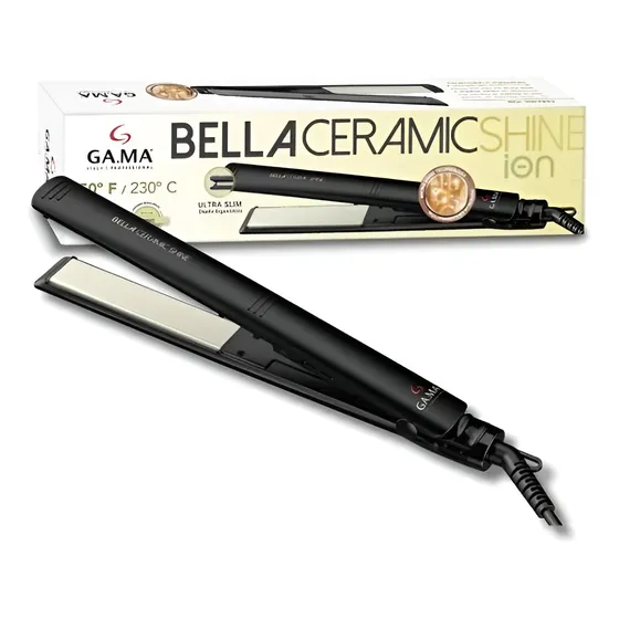 Planchita De Pelo Gama Bella Ceramic Shine Ion Ultra Slim