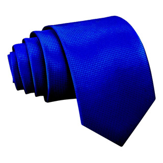 Corbata Azul Rey 8 Cm Regular Fit Texturizada Micro Cuadros Corbata Azul Rey 8 Cm Regular Fit Texturizada Micro Cuadros