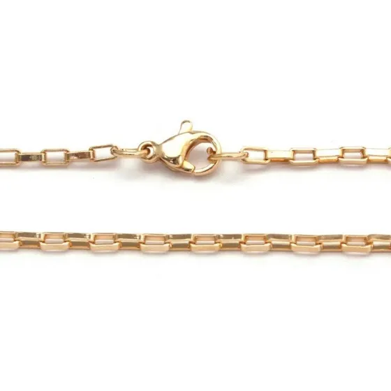 Cadenita Oro 18 Kilates 45cm X 2mm Veneciana Fina Delicada