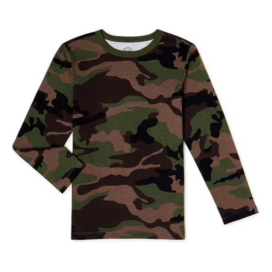 Camisa Manga Larga Camuflajeado Marca Wonder Nation