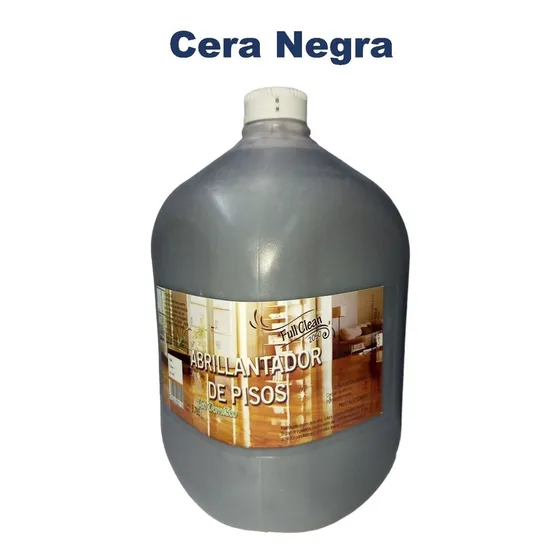 Galon De Cera Autobrillante Color Negro Full Clean