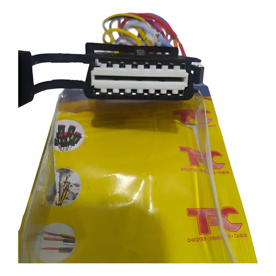 Chicote Conector Plug Tomada Diagnóstico Obd2 Fiat Vw Gm For