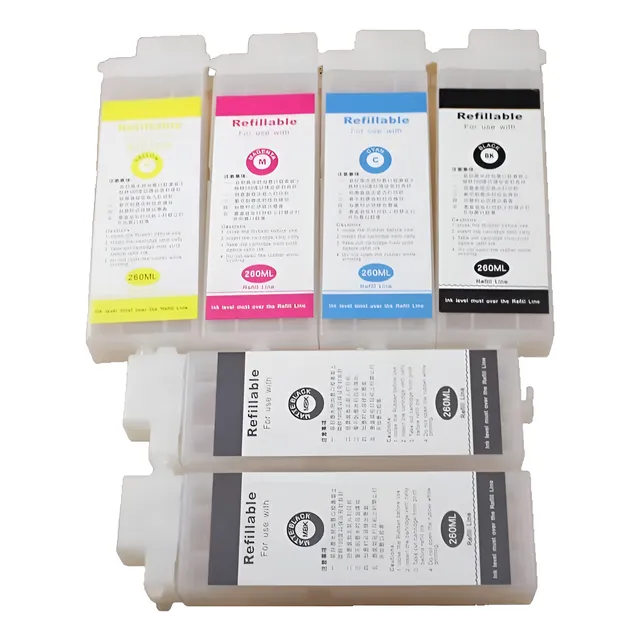 6 Cartuchos Compatible Canon Pfi 102 107 Ipf 650 670 770 785
