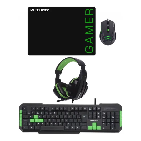 Combo Headset Gamer, Mouse Gamer E Teclado Gamer - Ph123k