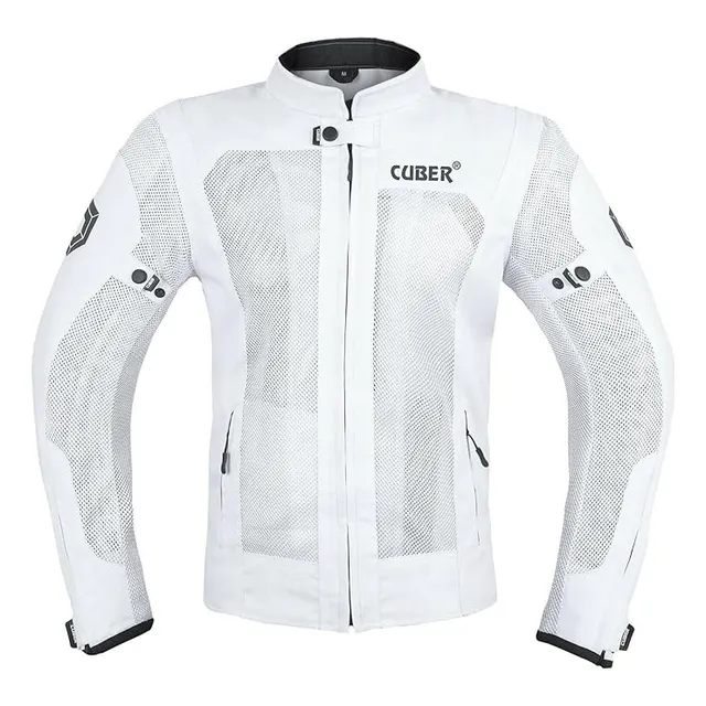 Chaqueta De Malla Cuber Para Motociclista Con Protección