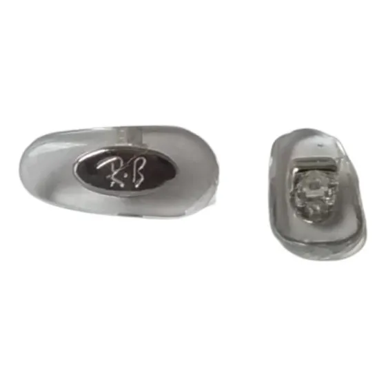 Plaqueta De Silicone Óculos Ray-ban Encaixe 14mm- 1 Par