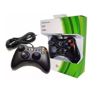 Controle Para Video Game Xbox 360 Pc Com Fio Joystick 360x Controle Para Video Game Xbox 360 Pc Com Fio Joystick 360x
