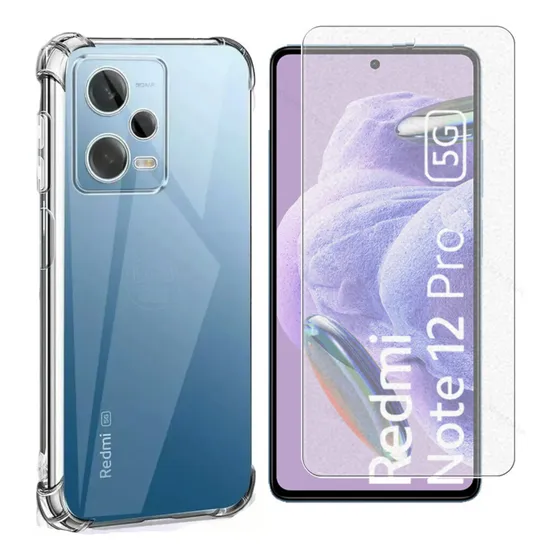 Funda Para Xiaomi Redmi Note 12 Pro 5g Case + Vidrio Hd 