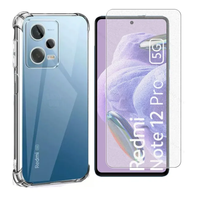 Funda Para Xiaomi Redmi Note 12 Pro 5g Case + Vidrio Hd 