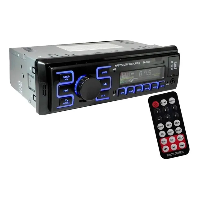 Radio Mp3 Player Bluetooth Usb Sd Card Usb P2 45w 45x4 1 Din
