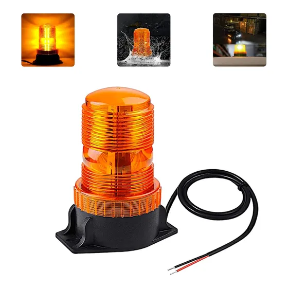 Giroflex Strobo Led Luz Empilhadeira Trator Carro Moto 9-30v