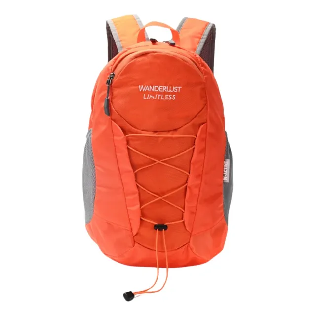 Mochila Active Limitless Wanderlust Urbana Color Naranja Diseño De La Tela Lisa