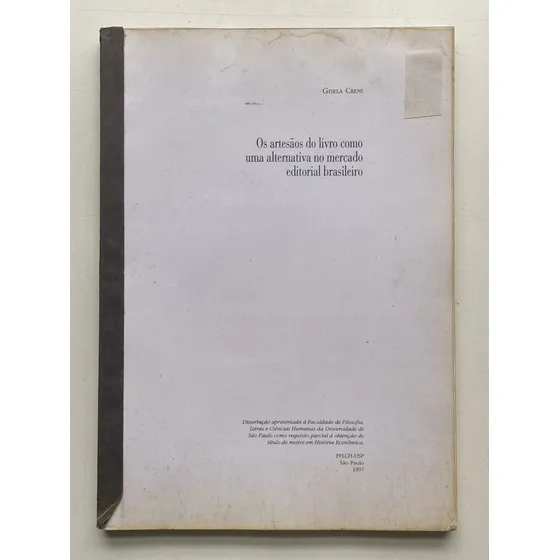 Os Artesãos Do Livro Como Uma Alternativa No Mercado