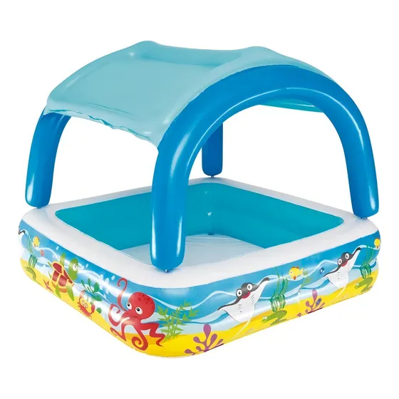 Piscina Infantil Mor 330 Litros, Amigos Do Mar - 1614 Cor Estampa Colorida