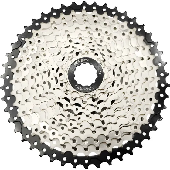 Cassete K7 Bicicleta Mtb 10v 11/46 Sunrun Alumínio Bike Cor Cinza Quantidade máxima de dentes 46 Quantidade mínima de dentes 11