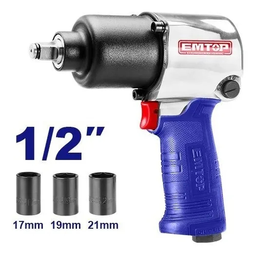 Llave Pistola Neumatica De Impacto 1/2 Emtop