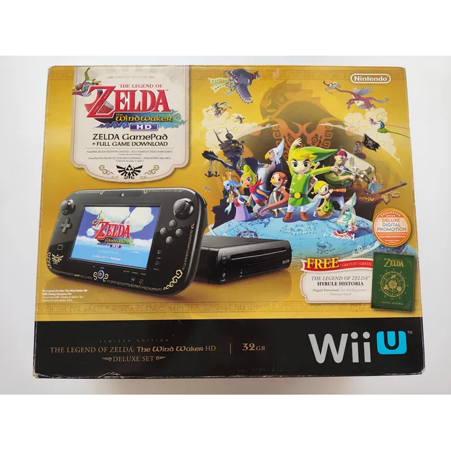 Nintendo Wii U 32gb Negro Deluxe Set Edición Zelda Windwaker