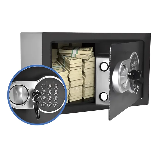 Caja Fuerte Digital De Seguridad Para Amurar 30 X 20 X 20 Cm