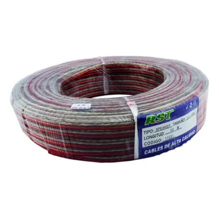 Cable Parlante De 2 X 1.0mm Rollo 50 Mts Audio