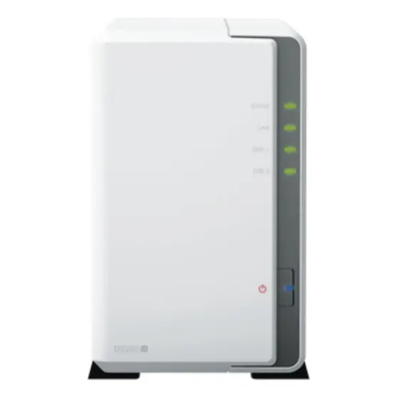 Servidor Nas Synology DS223j 2 Bahías Hasta 32 Tb Sin Discos