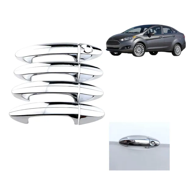 Cubre Manijas Cromadas Ford Fiesta 2011 - 2018