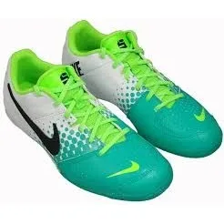 Zapatos Nike 5 Para Futbol Sala Verde Con Blanco (45)