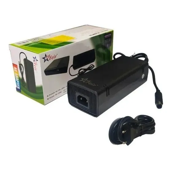 Fonte Para Xbox 360 Super Slim Bivolt 110v 220v - 1 Pino