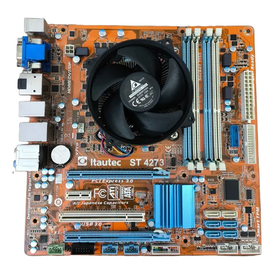 Kit Placa Mãe St4273 + Core I5 + Espelho