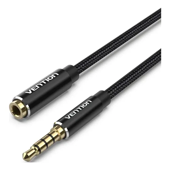 Cabo Extensor Extensão P2 P3 Macho Fêmea Áudio 50cm Vention