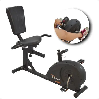Bicicleta Horizontal Ergométrica Magnética Lcd Bh-3800 Poli Bicicleta Horizontal Ergométrica Magnética Lcd Bh-3800 Poli